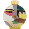 Mauro Ferretti Jarrón Piccassy Multicolor Redondo 23x9x28 cm