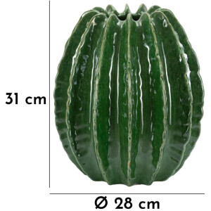 Mauro Ferretti Jarrón Esfera Cactus Ø28x31 cm