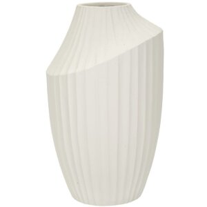Mauro Ferretti Jarron Hielo Ø 22,5x38 cm crema