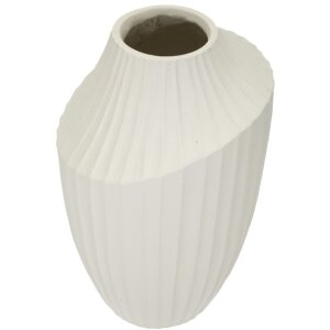 Mauro Ferretti Jarron Hielo Ø 22,5x38 cm crema