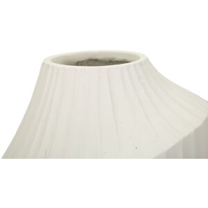 Mauro Ferretti Jarron Hielo Ø 22,5x38 cm crema