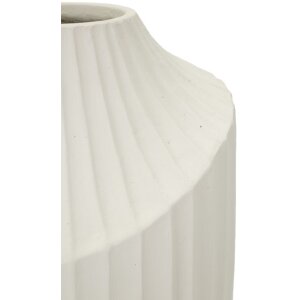 Mauro Ferretti Jarron Hielo Ø 22,5x38 cm crema