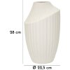 Mauro Ferretti Jarron Hielo Ø 22,5x38 cm crema