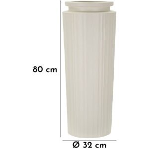 Mauro Ferretti Jarron Alto Ø 32x80 cm crema