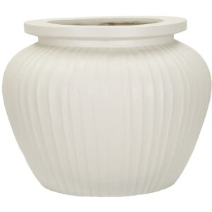 Mauro Ferretti Jarrón Chil Ø 48x38 cm crema