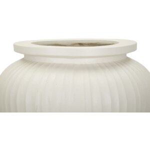 Mauro Ferretti Jarrón Chil Ø 48x38 cm crema