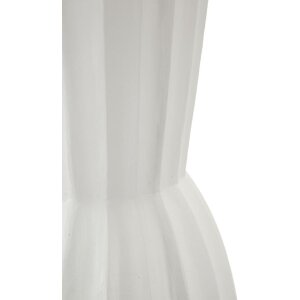 Mauro Ferretti Florero Glint Ø 25x50 cm blanco
