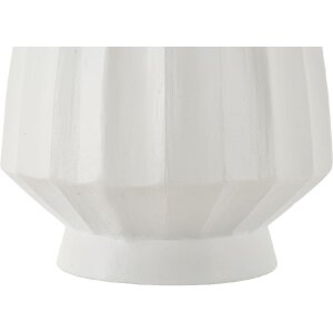 Mauro Ferretti Florero Glint Ø 25x50 cm blanco