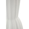 Mauro Ferretti Florero Glint Ø 25x50 cm blanco