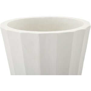 Mauro Ferretti Jarron Glint Ø 24x41 cm blanco