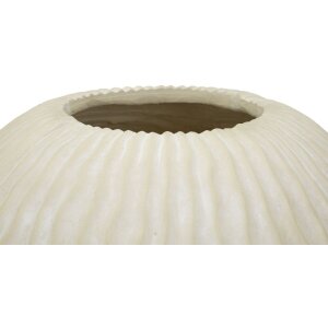 Mauro Ferretti Jarron Copo de Nieve crema Ø36.5x38cm MGO mate