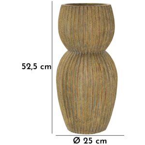Mauro Ferretti Jarron Brise Ø 25x52,5 cm verde caña