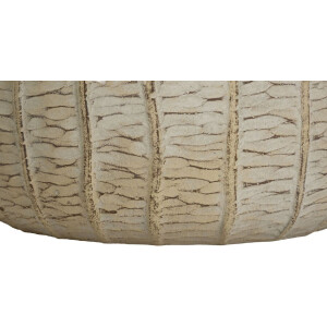 Mauro Ferretti Set de macetas Flocke 3 piezas 30,5x27 / 25x22,2 / 19,5x18 cm crema