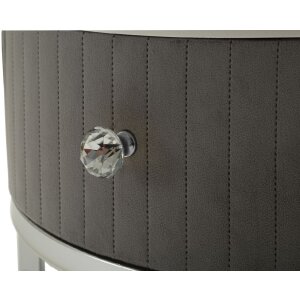 Mauro Ferretti Mesas de Centro Greys Set de 2 70x45 – 50x40 cm gris plata