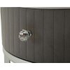 Mauro Ferretti Mesas de Centro Greys Set de 2 70x45 – 50x40 cm gris plata