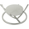 Mesa auxiliar Corazón Mauro Ferretti Ø 40x45,5 cm plata blanco