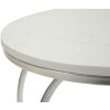 Mesa auxiliar Corazón Mauro Ferretti Ø 40x45,5 cm plata blanco