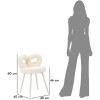 Silla Mini Ilary 40x67 cm blanca