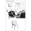 Silla Mini Ilary 40x67 cm blanca