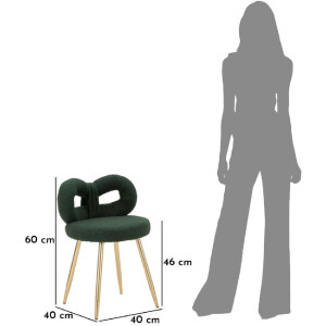 Mauro Ferretti Silla Mini Ilary 40x67 cm verde