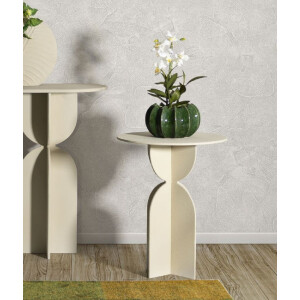Mauro Ferretti Mesa auxiliar Düne Ø 45x58 cm crema