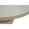 Mauro Ferretti Mesa Auxiliar Düne con Tablero de Espejo Ø 45x49,5 cm crema