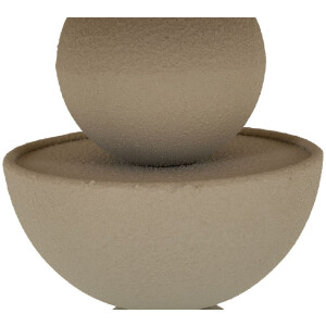 Mauro Ferretti Mesa Auxiliar Düne Espejo 40,5x42 cm Crema