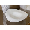 Mauro Ferretti Bandeja Decorativa Elegante 41x41x12 cm crema
