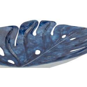Mauro Ferretti Bandeja decorativa Gota 27x23x5 cm azul