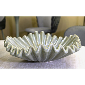 Mauro Ferretti Bandeja decorativa Venecia 40x13 cm verde