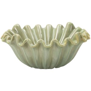 Mauro Ferretti Cuenco decorativo Venecia Ø 33x14,5 cm verde