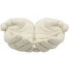 Mauro Ferretti Cuenco decorativo Manos de piedra 22,7x20x7,3 cm crema