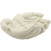 Mauro Ferretti Cuenco decorativo Manos de piedra 22,7x20x7,3 cm crema