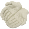 Mauro Ferretti Cuenco decorativo Manos de piedra 22,7x20x7,3 cm crema