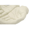 Mauro Ferretti Cuenco decorativo Manos de piedra 22,7x20x7,3 cm crema