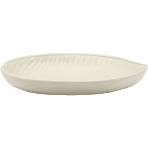 Mauro Ferretti Bandeja decorativa Stons 33x29x4 cm crema