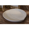Mauro Ferretti Bandeja decorativa Stons 33x29x4 cm crema