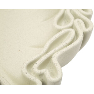 Mauro Ferretti Cuenco decorativo Stons 40,5x38,5x9,5 cm crema