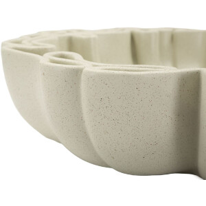 Mauro Ferretti Cuenco decorativo Stons 40,5x38,5x9,5 cm crema