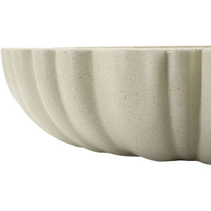 Mauro Ferretti Cuenco decorativo Stons 40,5x38,5x9,5 cm crema