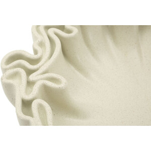 Mauro Ferretti Bandeja decorativa Stons 30,5x29x7,5 cm crema