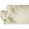 Mauro Ferretti Bandeja decorativa Stons 30,5x29x7,5 cm crema