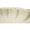 Mauro Ferretti Bandeja decorativa Stons 30,5x29x7,5 cm crema