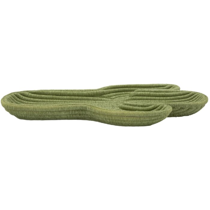 Mauro Ferretti Cuenco decorativo Cactus 34x20x3 cm verde
