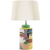 Mauro Ferretti Lámpara de mesa Piccassy Color E27 40x65 cm multicolor