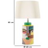 Mauro Ferretti Lámpara de mesa Piccassy Color E27 40x65 cm multicolor