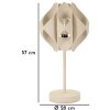 Mauro Ferretti Lámpara de mesa Weltraum E27 28x57 cm crema
