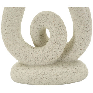 Mauro Ferretti Candelabro Stons 12x7x20 cm crema