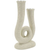 Mauro Ferretti Candelabro Stons 12x7x20 cm crema