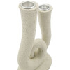 Mauro Ferretti Candelabro Stons 12x7x20 cm crema